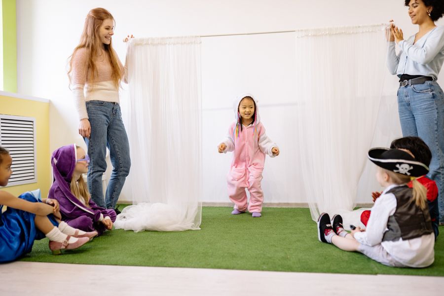 Fête déguisée à la crèche